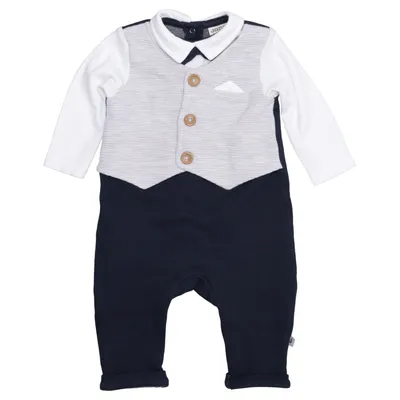 Rompertjes (Blauw, Wit, Grijs) van Jacky Organisch katoen, Polyester