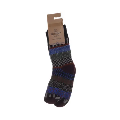 Knit socks (Black, Multicolored) from Nordic