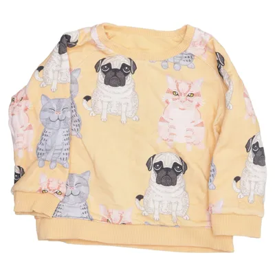 Sweatshirt (Jaune, Multicolore) de Filemon Kid Coton biologique