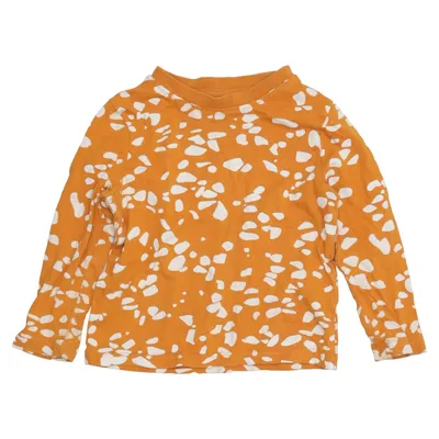 Long sleeve T-shirt (Brown, White) from Minimarket Organic cotton
