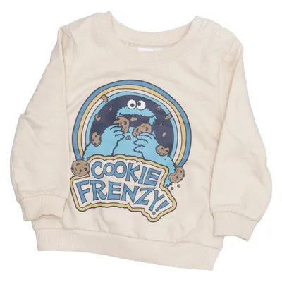 Sweatshirt (Beige) fra Sesame Street Bomuld