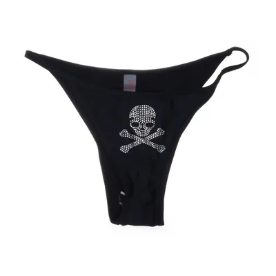 Bikini broekje (Zwart) van Romwe Polyamide, Elastaan