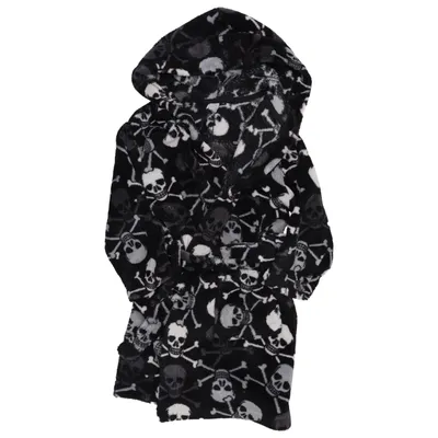 Peignoir (Noir, Blanc, Gris) de Vintage Knox Polyester