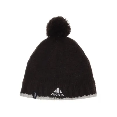Bobble hat (Brown, White) from IKKII Acrylic