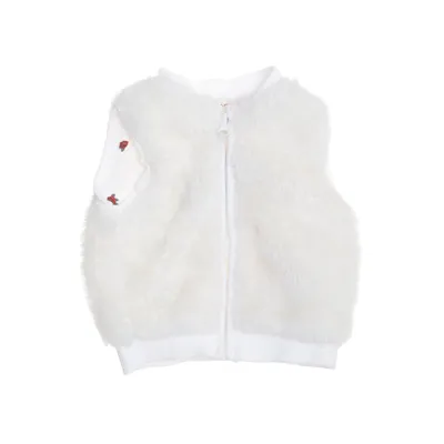 Gilet (Wit) van Fox Katoen, Elastaan, Polyester