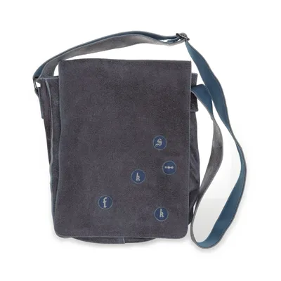 Shoulder-bag (Blue, Red) from Skunkfunk