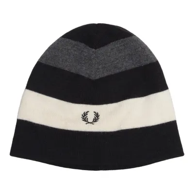 Beaniemössa (Svart, Grå, Vit) från Fred Perry Akryl, Merinoull