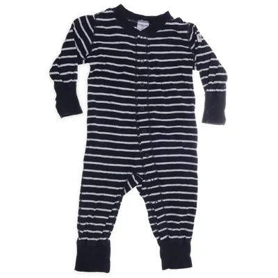 Sparkdräkt (Blå, Vit) från Polarn O. Pyret Bomull