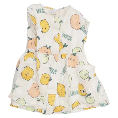 Dress (Beige, Multicolored) from Lindex Baby Cotton