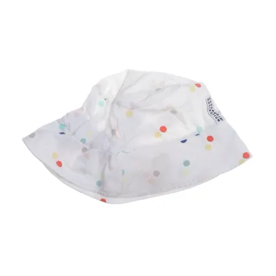 Buckethatt (Vit, Flerfärgad) från Geggamoja Bambu, Elastan, Ekologisk bomull