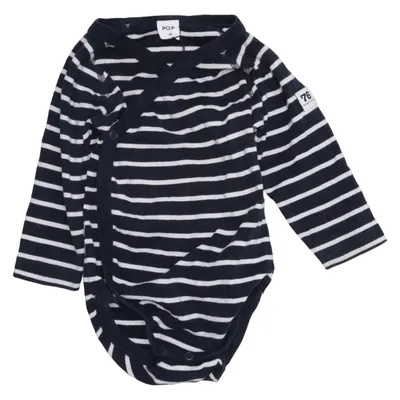 Romper (Blauw, Wit) van Polarn O. Pyret Katoen
