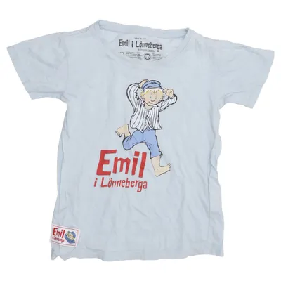 T-shirt (Blauw) van Emil i Lönneberga Katoen