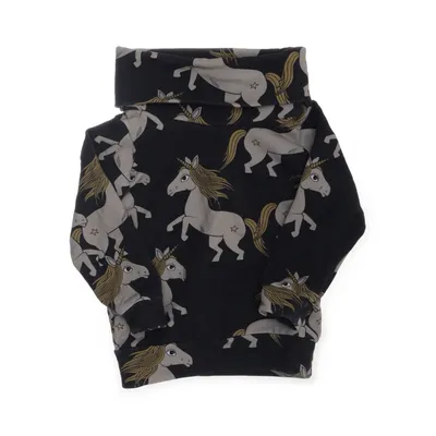 Huvtröja (Svart, Flerfärgad) från Dear Sophie Bomull, Elastan