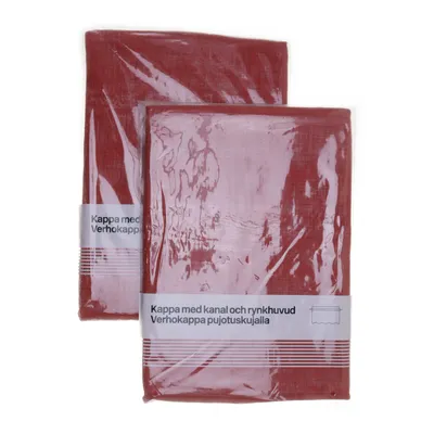 Plooigordijnen (Rood) van Hemtex