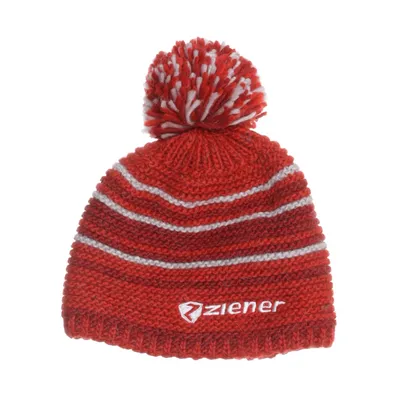 Bonnet à pompon (Rouge, Blanc) de Ziener