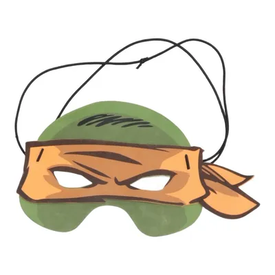Maske (Grün, Orange, Mehrfarbig) von Teenage Mutant Ninja Turtles