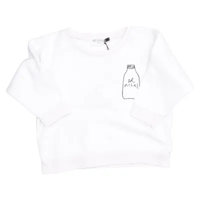 Sweatshirt (Weiß) von HEJLENKI Baumwolle, Elasthan