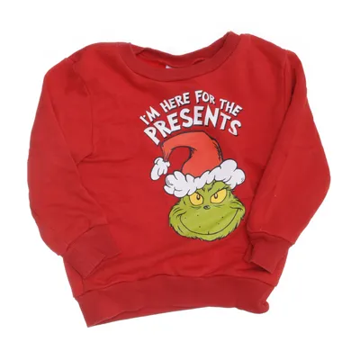 Julesweater (Rød, Flerfarvet) fra Heart Bomuld, Polyester