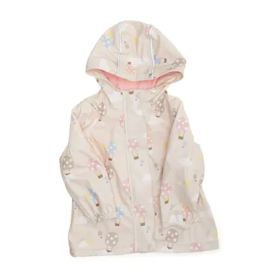 Regnjakke (Beige, Flerfarvet) fra Topomini Bomuld, Polyester, Polyurethan