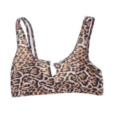 Bikini top (Brown, Black) from ASOS Swim Elastane, Polyamide, Polyester