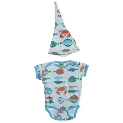 Set (Blå, Flerfärgad) från Duns Sweden Ekologisk bomull