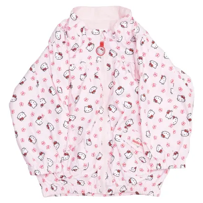 Regenjack (Roze, Wit) van H&M x Hello Kitty Katoen, Polyester