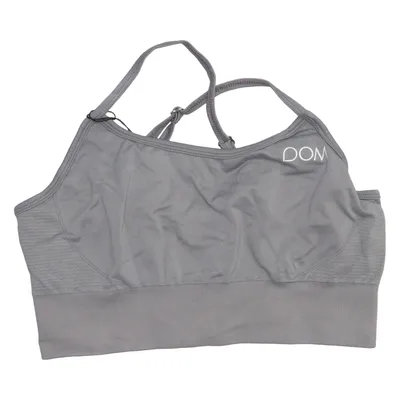Sports bra (Gray) from DOM Elastane, Polyamide