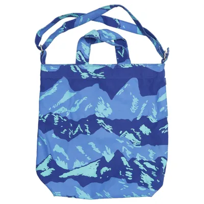 Canvas tas (Blauw, Meerkleurig) van Baggu Gerecycled katoen