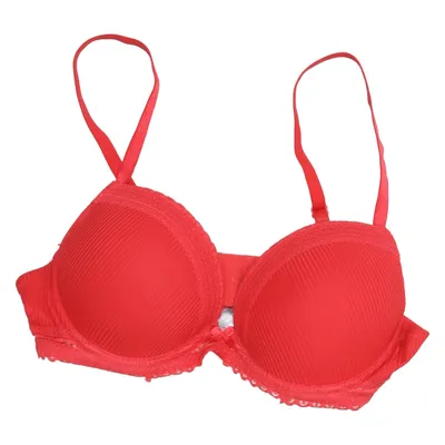Bra (Red) from Soya Fashion Elastane, Polyamide