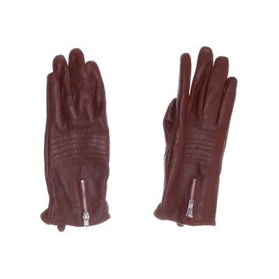 Gloves (Red) Polyester, Leather