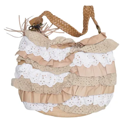 Sac à bandoulière (Beige, Blanc, Multicolore) de Tosca Blu Coton