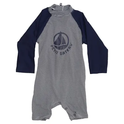 UV beschermende kleding (Blauw, Wit) van Petit Bateau Elastaan, Polyamide