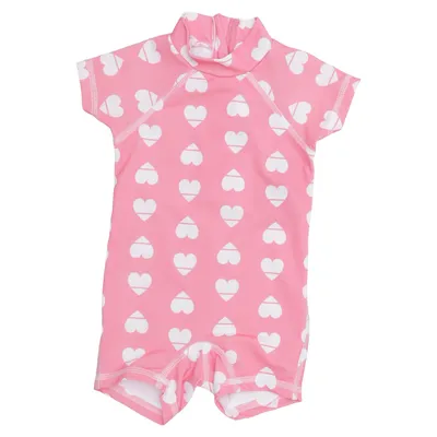 UV beschermende kleding (Roze, Wit) van Lupilu Elastaan, Polyester