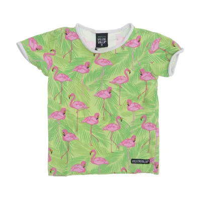T-shirt (Groen, Meerkleurig) van Villervalla Organisch katoen, Elastaan