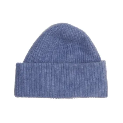 Beanie (Blauw) van Arket Alpacawol, Elastaan, Polyester, Wol