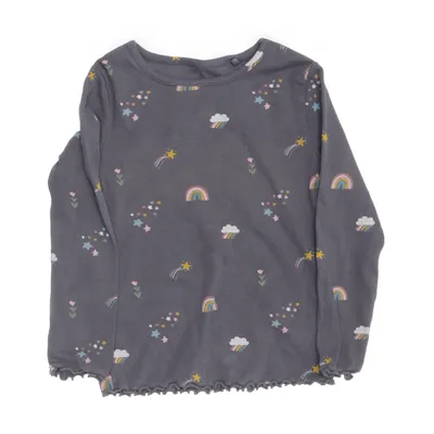Long sleeve T-shirt (Gray, Multicolored) from Next Elastane, Organic cotton