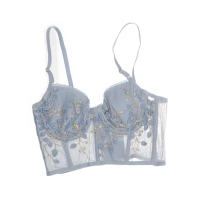 Bustier (Blå, Flerfärgad) från Chicwish Polyester