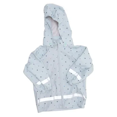 Regenjack (Turquoise) van Mywear Young Polyester, Polyurethaan