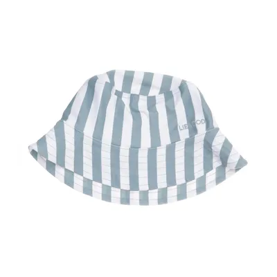 Bucket hat (Groen, Wit) van Liewood Elastaan, Gerecycled polyester