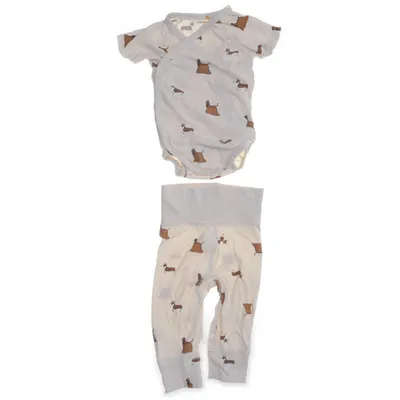 Sæt (Beige, Brun) fra Minimarket Bomuld, Elastan