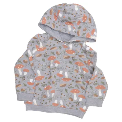 Huvtröja (Grå, Flerfärgad) från Lupilu Bomull, Återvunnen polyester