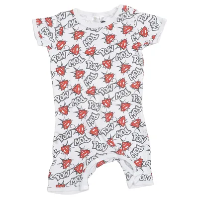 Barboteuse (Blanc, Rouge, Noir) de Superman Coton