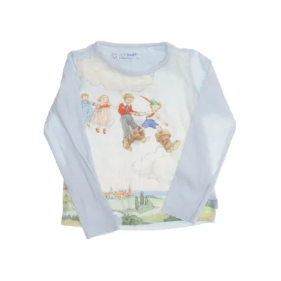 Långärmad t-shirt (Turkos, Flerfärgad) från Oilily Bomull