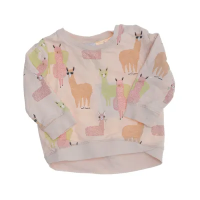 Sweatshirt (Beige, Flerfarvet) fra Lindex Baby Bomuld