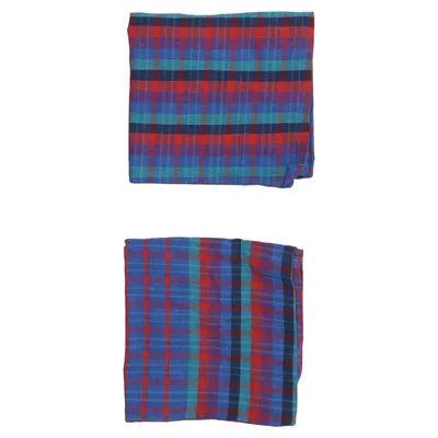 Housse de coussin (Bleu, Rouge, Vert) de Jatra