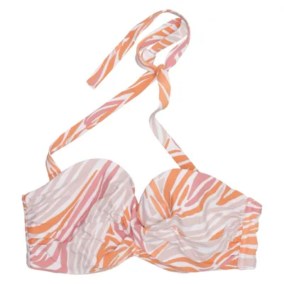Bikini top (Orange, Pink, Beige) from Sunseeker Elastane, Polyamide