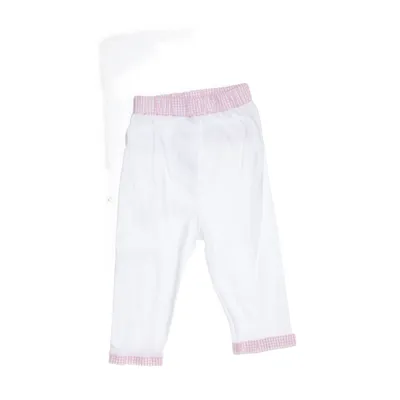 Pyjamasbyxor (Vit, Rosa) från Livly Baby Bomull