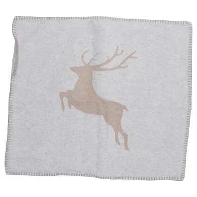 Cushion cover (Gray) from David Fussenegger Acrylic, Cotton, Viscose