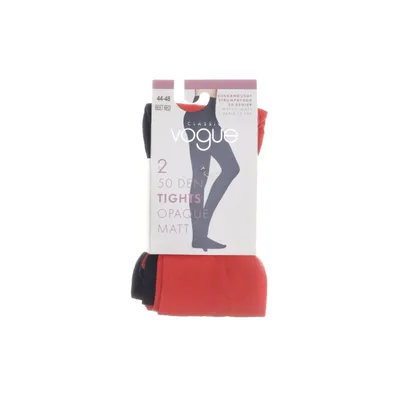 Nylon tights (Black, Red) from Vogue Elastane, Polyamide