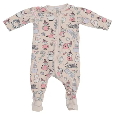 Rompertjes (Beige, Meerkleurig) van Moomin by Martinex Katoen, Elastaan